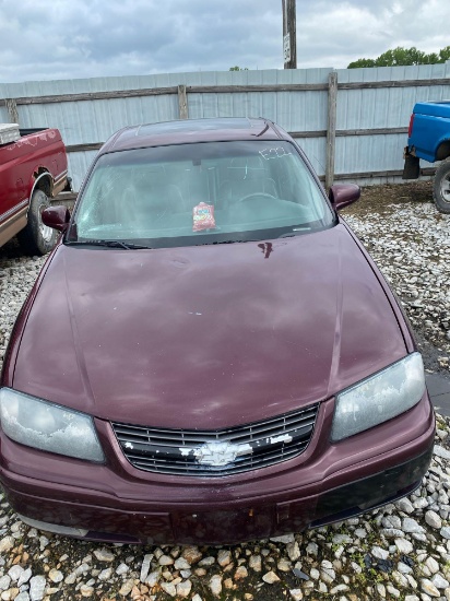 E22 2004 Chevrolet Impala 2G1WH52K849250346 Maroon Accident