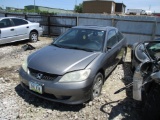E85 2005 Honda Civic 1HGEM22985L003317 Gray Abandoned