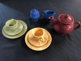 Woven traditions tea party set