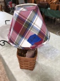 Lamp and potpourri basket
