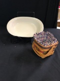 Get together bowl With large easel and small basket