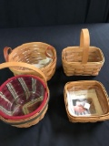 4 small baskets