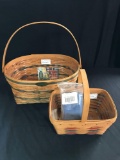 1995 family basket and woven spring basket