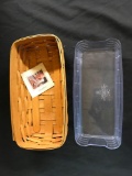 Harvest weave bread basket and protector