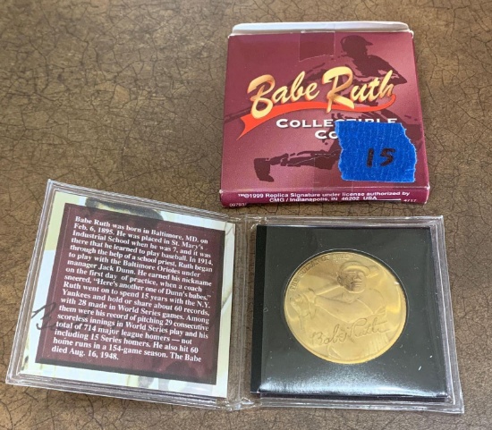 1999 Babe Ruth Collectors coin