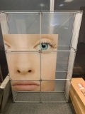 Clic 4x6 display with case plexiglass front signage can be rebranded
