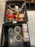 Packing tape and dispensers