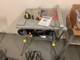 Performax table saw with stand and new blade