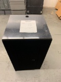 Featherlite Ex801/814 table with storage cabinet.