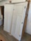 5ftx80in primed white double door with frame