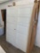 5ft x80 5 panel white finished double door with frame