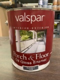 3x-Valspar porch and floor Paint Dark Gray Gallon