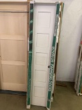 18inch 5 panel white primed door with frame