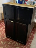 2 cabinets 1 money good for garage or extra storage