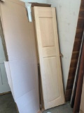 18in solid oak 2 panel bifold door
