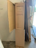 15in solid oak bifold door