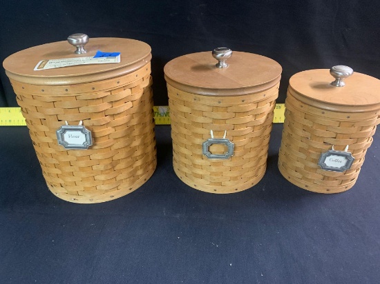 Woven traditions canisters
