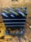 Omega lift equipment rolling seat with toolbox