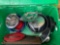 Camping cooking Items including pans plates bowls everything needed for camping