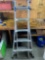 Werner 21 ft Foldable extension ladder 300 pound capacity very nice