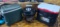 Weber charcoal grill and Igloo 42 can wield cooler and an additional green cooler