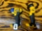 Dewalt 20 V quarter inch cordless impact driver and 20 V work late