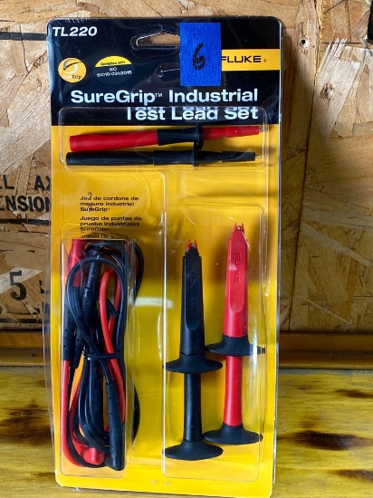 Sure grip industrial test lead set