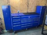 Very nice large masterforce toolbox with side lockers and keys