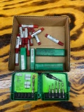 Greenlee drill tap in the bar plus plug sets and brand new drill bits