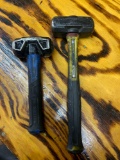 3 pound and 4 pound hammers