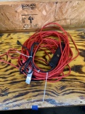 Lighter weight extension cord approximately 100 feet with surge protector