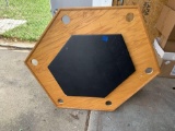 Homemade poker table with legs