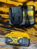 Dewalt 20 V battery and charger