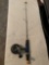 Frabill Reel with Saint Croix Rod Ice fishing pole like new