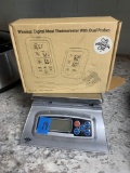 Food scale and wireless digital meat Thermometer with dual probes