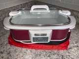 Crockpot slow cooker with to go warmer container