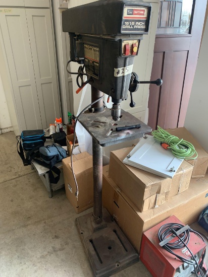 Craftsman 15 1/2 inch drill press on stand From Polk CountyConservation working