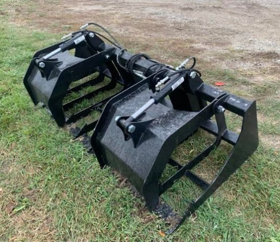 Brand new  80inch Rock and Brush grapple for skid steer