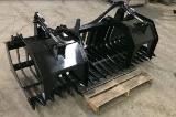 Brand new  84inch Rock and Brush grapple for skid steer