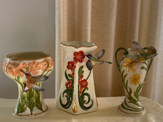 Hummingbird Vases (3)