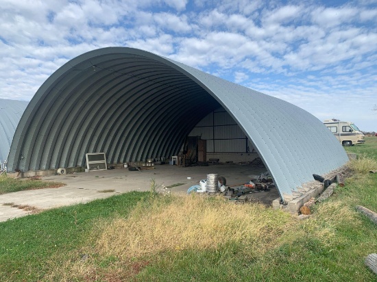 Update now have 90 days to remove *Quonset building 50 wide x 59 long approx 19ft high in middle