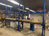 14ft total set pallet racking approx 12ft high