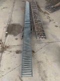 Conveyor sections approx 8ft each and grate