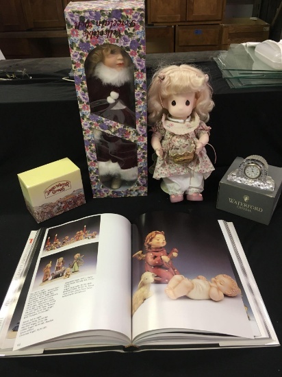 Precious Moments Doll, Waterford Cristal .