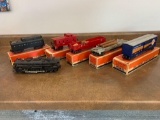 O scale Lionel #2018 engine with Tender and cars, original boxes very nice!