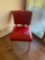 Antique Red Padded Chair