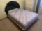 Full or queen size bed with retro head board