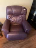Purple recliner