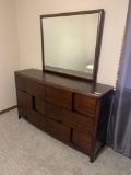 Magnussen Home 6 drawer dresser and mirror nice