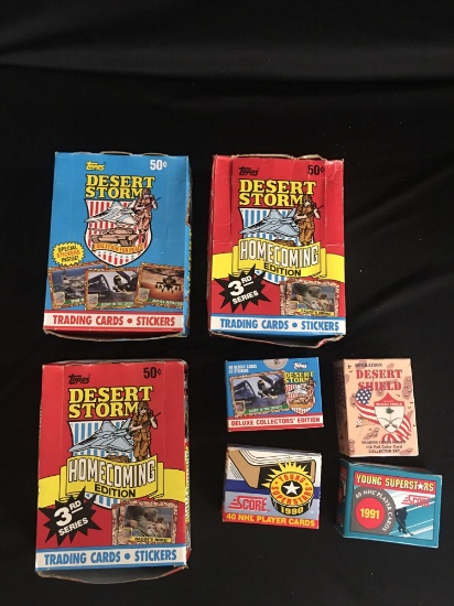 TOPPS DESERT STORM CARDS